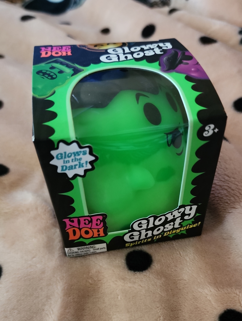 Needoh Glowy Ghost Vampire Glow-in-the-Dark Squishy - Green